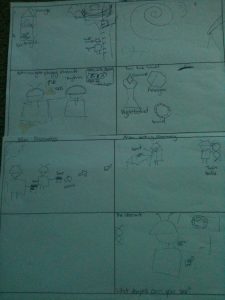 Childrens' book rough sketches #1